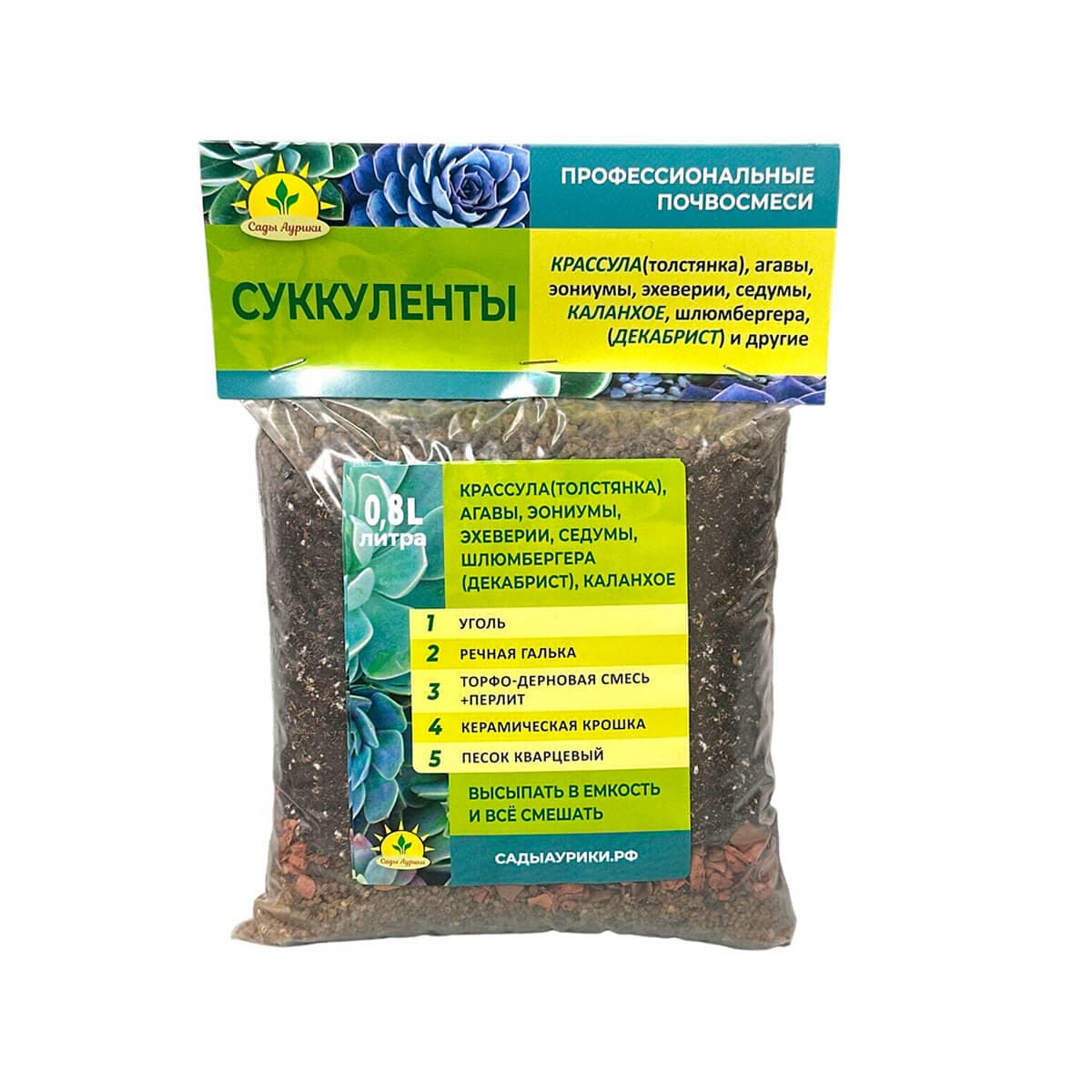 Субстрат Суккуленты