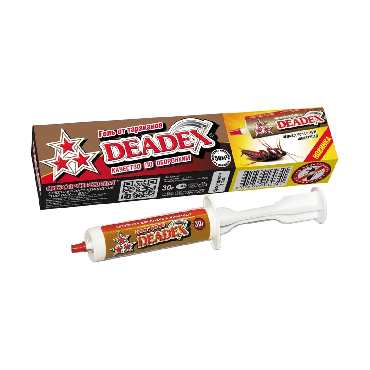 Деадекс гель-шприц от тараканов